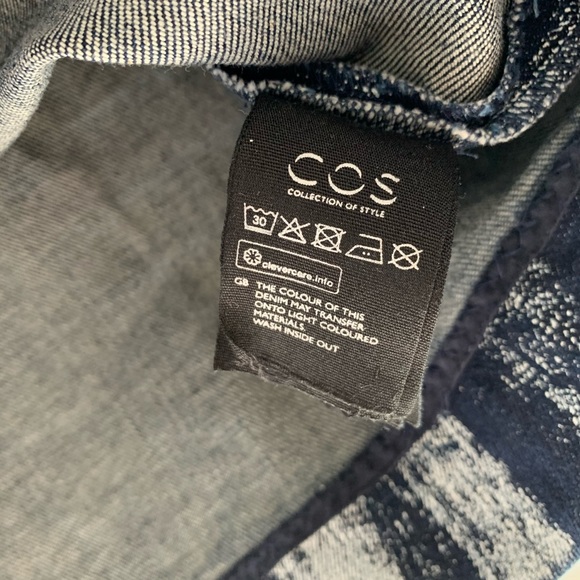 COS Denim Printed Top - Picture 8 of 11